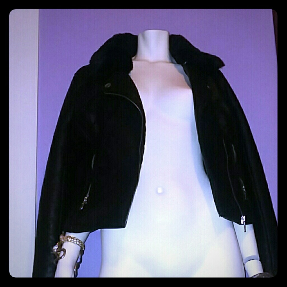 Vegan leather jacket